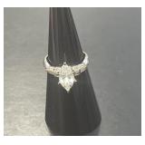 14 KT WG Setting, Glass Stones