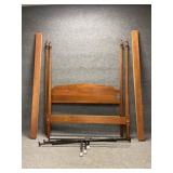 Vintage Queen Cherry Four Poster Bed
