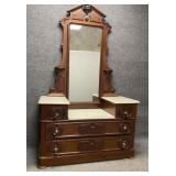 Antique Victorian Mahogany Dresser