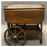 Serving Cart with Removable Tray Top