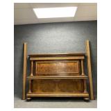 Vintage Queen Paneled Bed with Columns