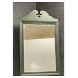 Vintage Painted Frame Beveled Wall Mirror