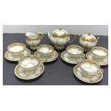 Vintage Nippon Tea Set Hand Painted