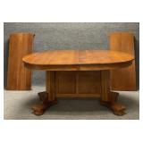 Vintage Oval Oak Dining Table