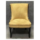 Vintage Suede Yellow/Gold Colored Chair