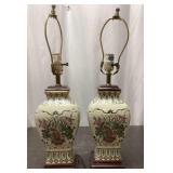 Pair of Vintage Ginger Jar Table Lamps