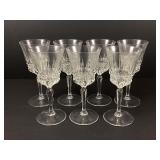 Durand Crystal Wine Goblets