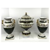 Two Vases and Coveed Urn
