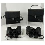 Two Pairs of Vintage Binolux 7x50 Binoculars