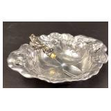 Pewter Bowl and Stainless Spoon