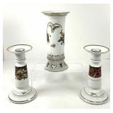 Three Pieces of Decorative Porcelain