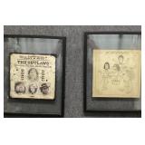 Set of Framed Vinyl Albums