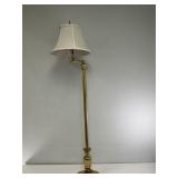 Vintage Swing Arm Style Brass Floor Lamp