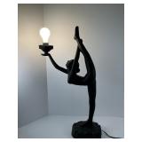 Art Deco Style Figural Table Lamp