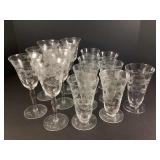 Susquehanna Salina Etched Crystal