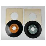 Two Collectible 45 RPM Records
