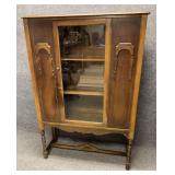Antique One Door China Cabinet