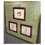 Framed Hand-Worked Needlepoint