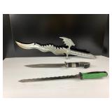 Flying Dragon Dagger, Bowie And Baicarre Knives