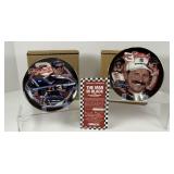 Two Dale Earnhardt Collectible Plates