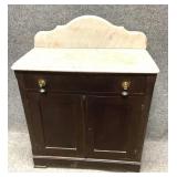 Antique Marble Top Wash Stand