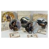 Five Vintage Decorative Plates