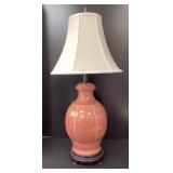 Tangerine Ceramic Lamp