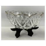 Vintage Mikasa Crystal Serving Bowl