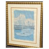Sailboat Watercolor by Idka