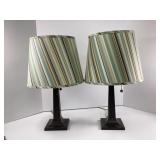 Pair of Table Lamps with Shades