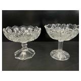 Two Glass Compotes
