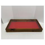 Wooden Shadow Box Display Case