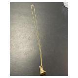 14 KT Gold Nugget Figurine on Chain