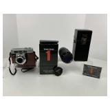 Vintage Camera and Macro Lens