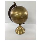 Brass World Globe