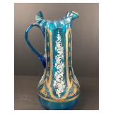 Blue Fenton Vase