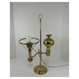 Vintage R Douglas & Co. Brass Electrified Lamp