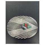 Sterling Native American Belt Buckle