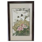 Framed Signed Chinese Print