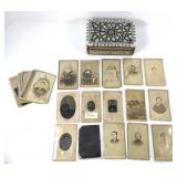 Early Photographs and MOP Jewelry Box