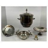 Five Piece Vintage Silver Plate