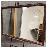 Etched Hanging Wall Mirror