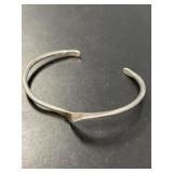 Freeform Sterling Cuff Bracelet