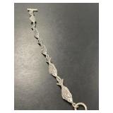 Sterling Fish Bracelet