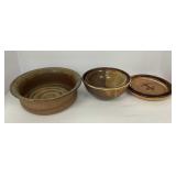 Stoneware Bowls and Plates