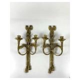 Pair of Antique French Louis XVI Style Sconces