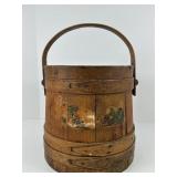 Antique Pine Bentwood Farmhouse Bucket