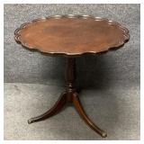 Vintage Pie Crust Center Table