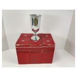 Lot Of Six Metal Water Goblets