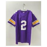 Autographed Jeff Blake Purple Football Jersey